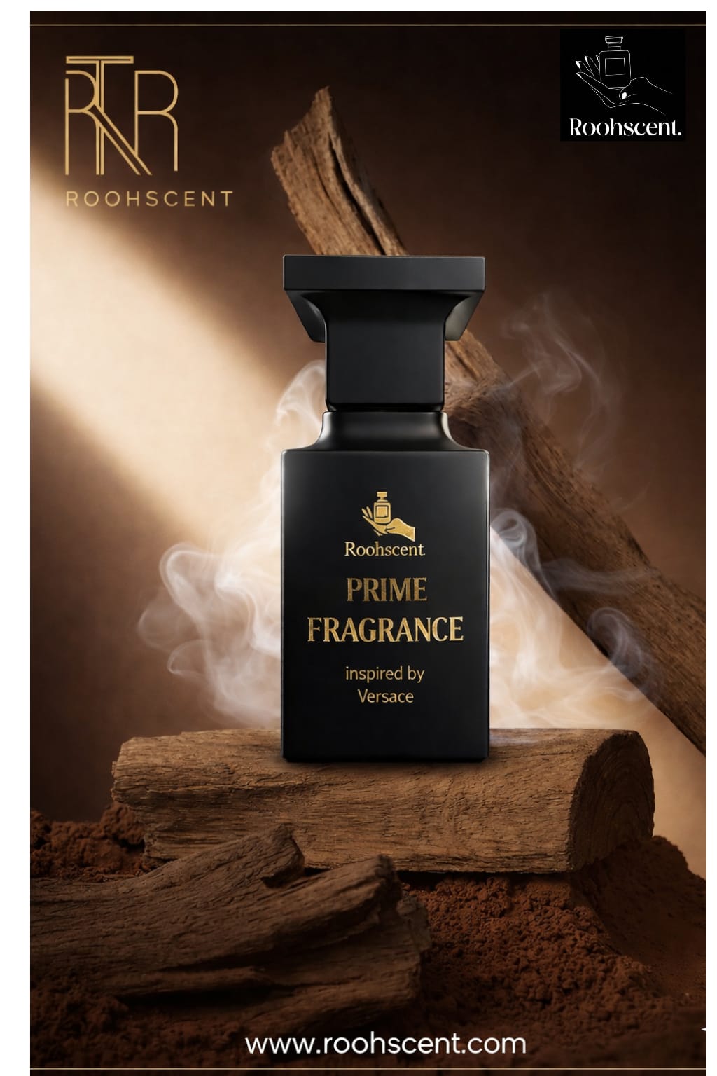RoohScent Prime Fragrance – Inspired by Versace (50ml)